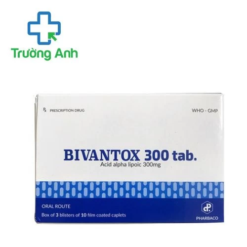 Bivantox 300 tab Pharbaco - Thuốc điều trị các biến chứng thần kinh